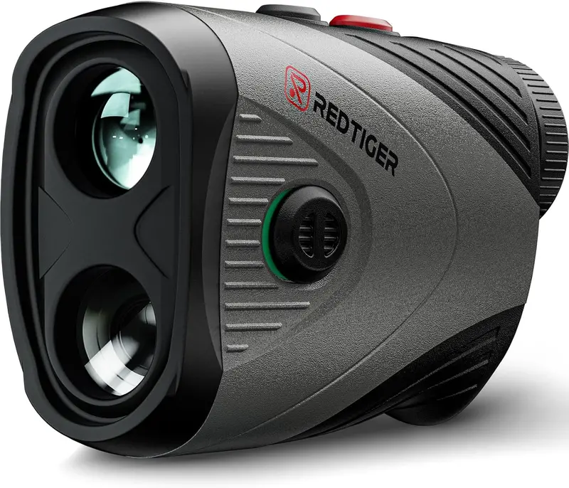 1200-Yard Laser Golf Rangefinder – Slope Compensation. 7x Magnification. IP54 Waterproof. Magnetic Mount & Shockproof Design