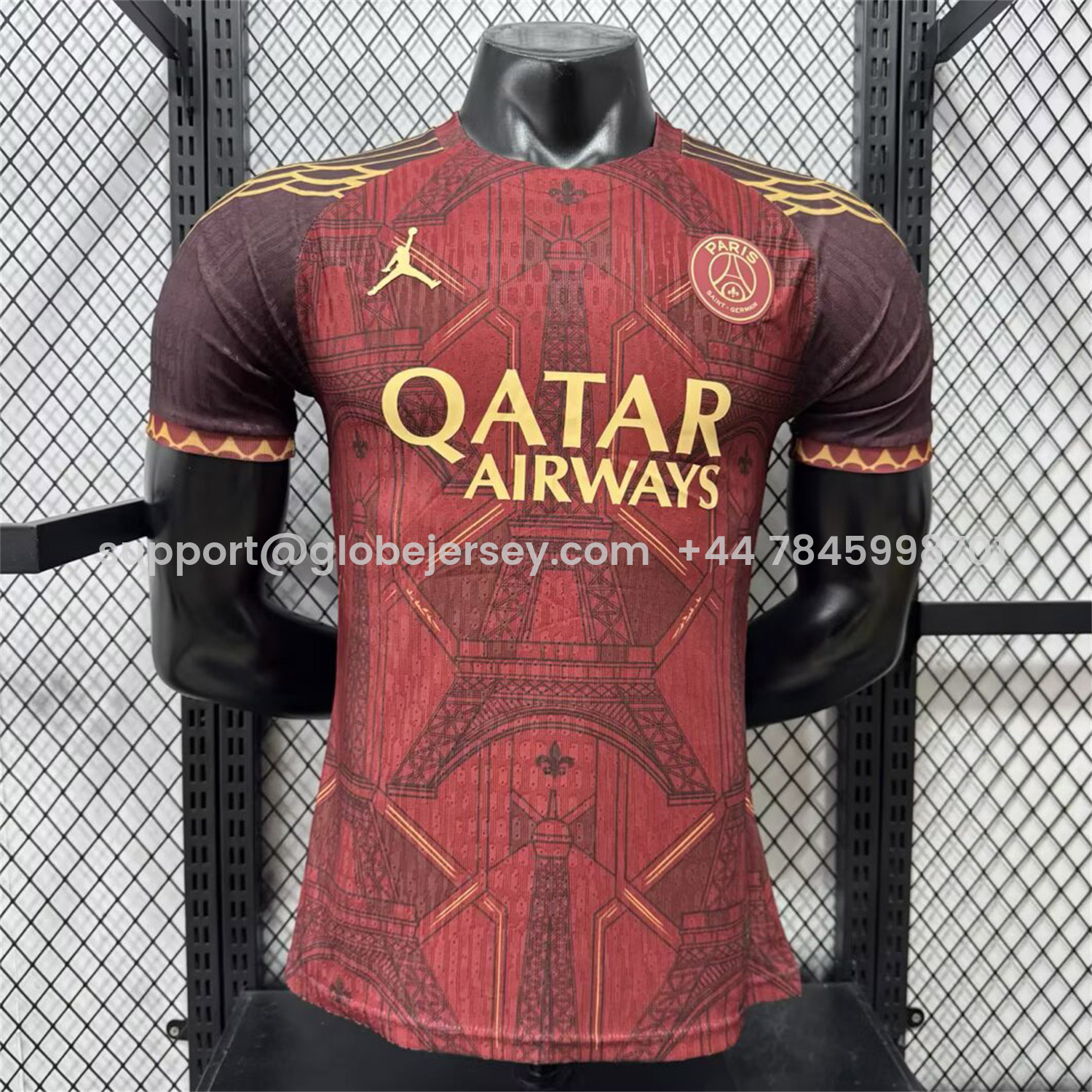 Paris Saint-Germain PSG 25-26 Red Eiffel Tower Concept Special Jersey - Player Version