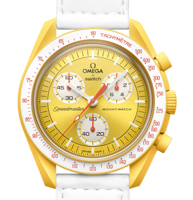 【Super Clone】Swatch x Omega SO33J100 Bioceramic Moonswatch Mission to the Sun