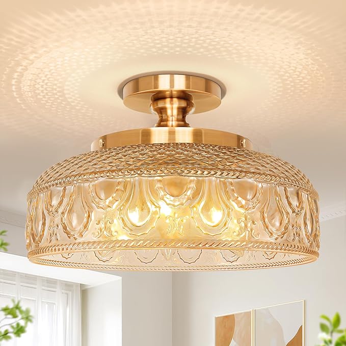 MELLOWWLITE Semi Flush Mount Ceiling Light