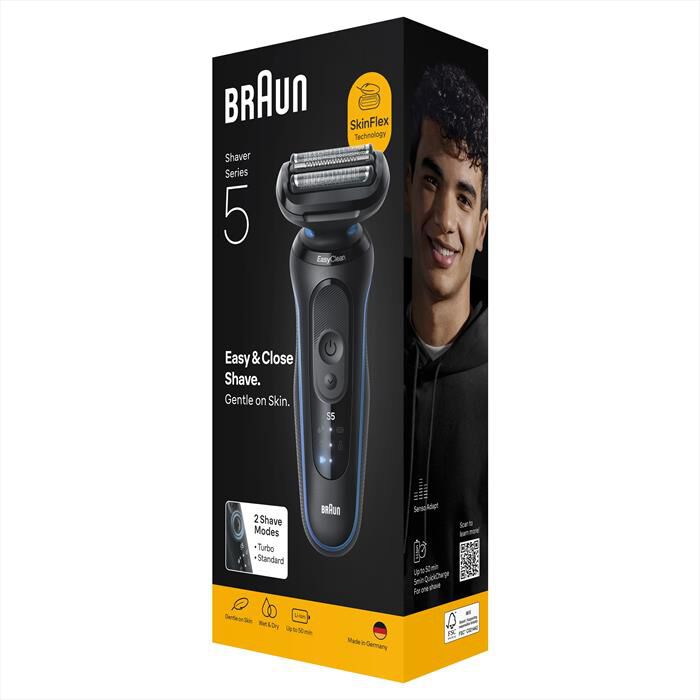 BRAUN - Rasoio SHAVER 52-B1000S-BLU