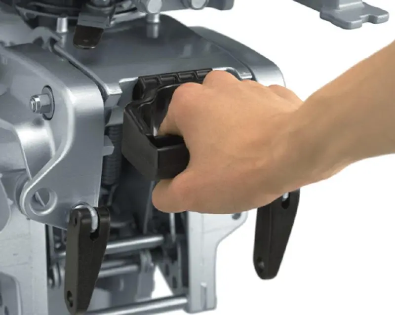 10 HP 4-Stroke Electric Start Outboard Motor with Throttle Grip