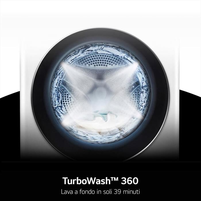 LG - Lavatrice AI DD F4X7009TWB 9 Kg Classe A-Ivory White