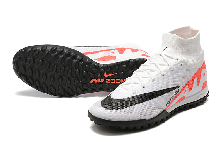 Assassin 15th generation high-top fully knitted waterproof MD air cushion grass spike football shoes