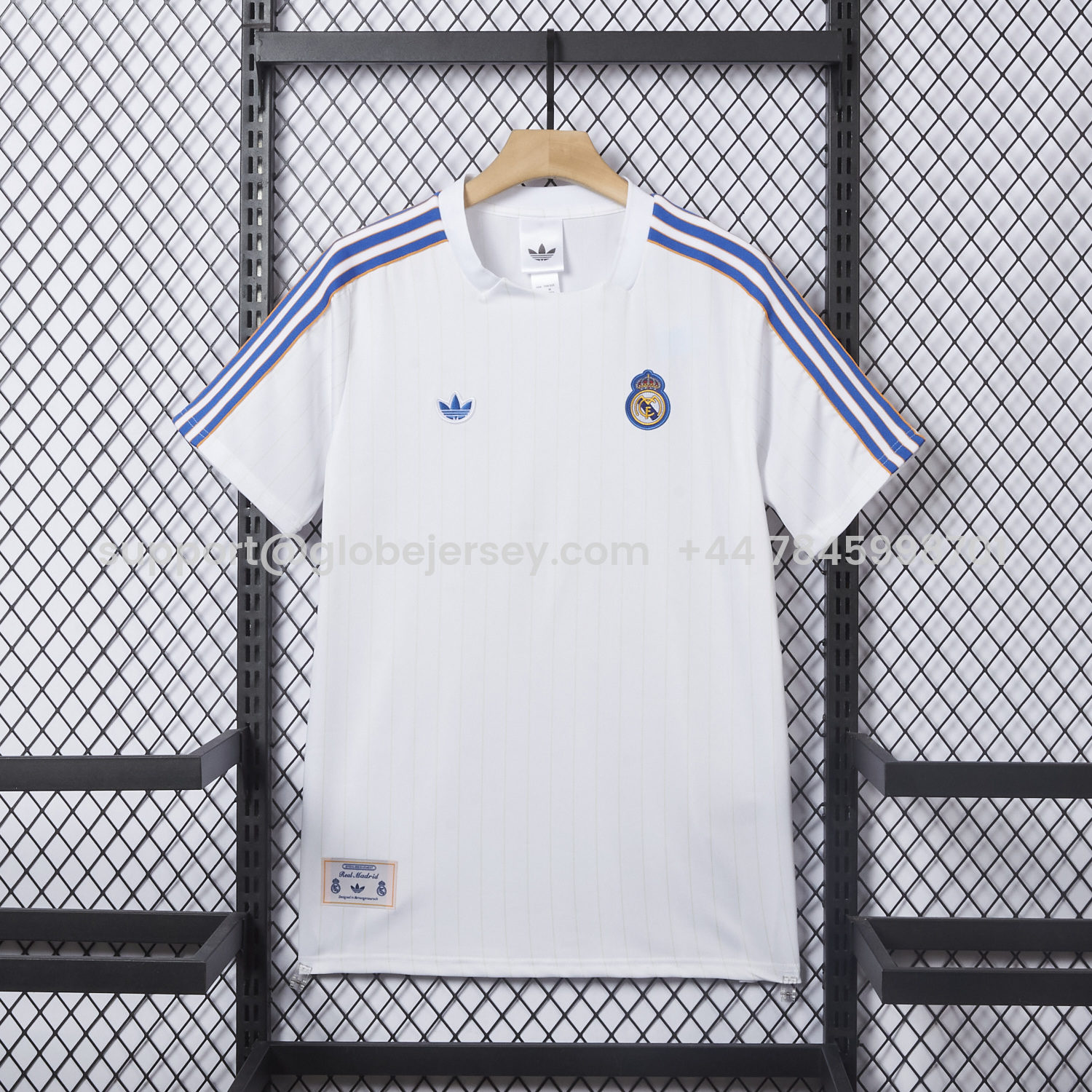 Real Madrid 25-26 Trefoil White Travel Jersey - Player Version