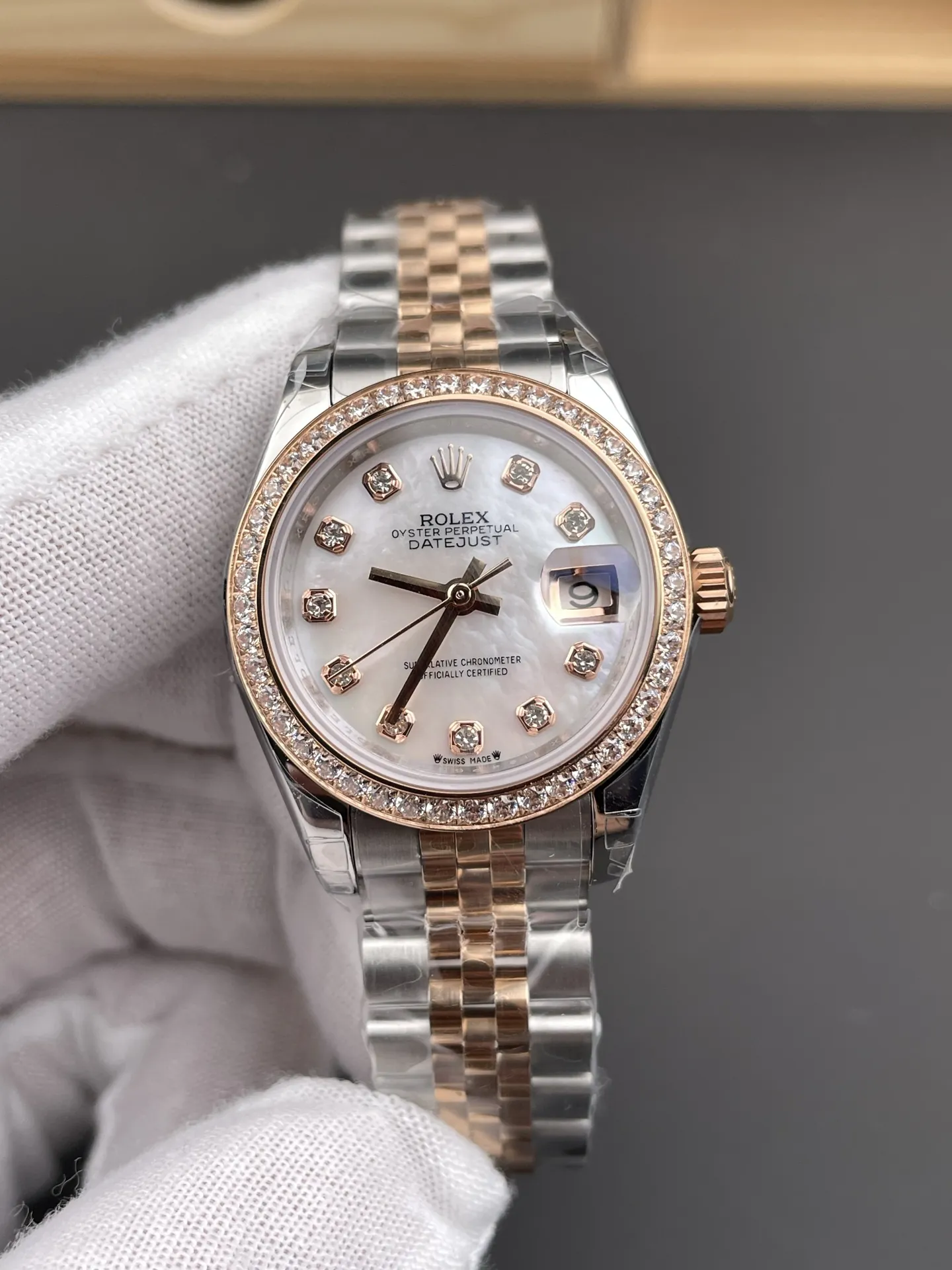 Rolex Datejust Rose Gold Ladies 28mm