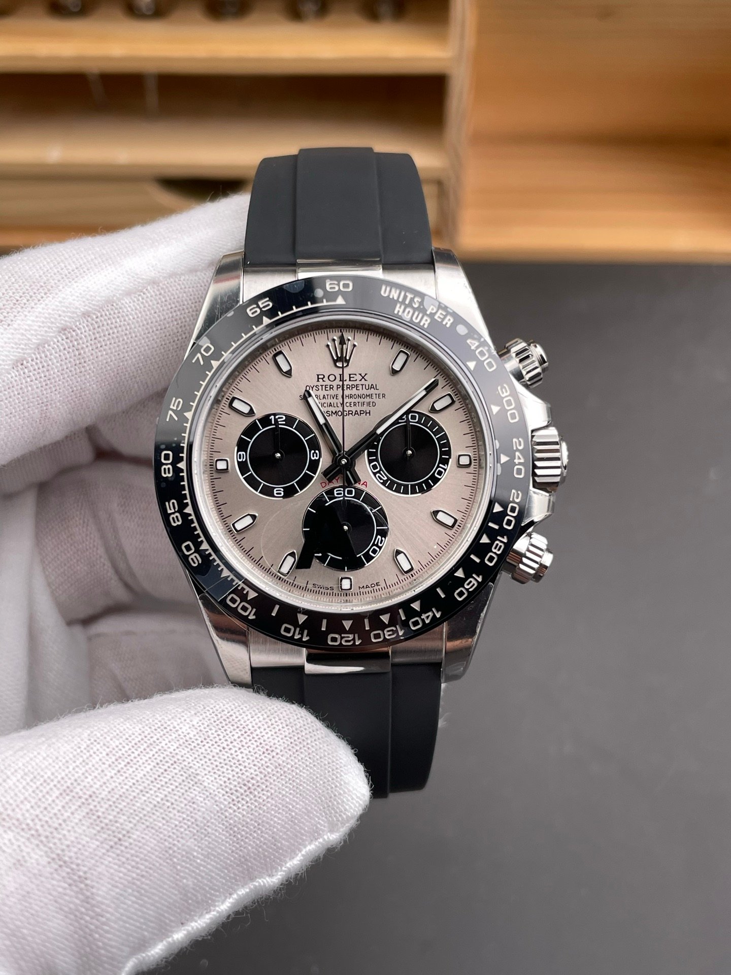 Rolex Daytona Grey Cement Rubber