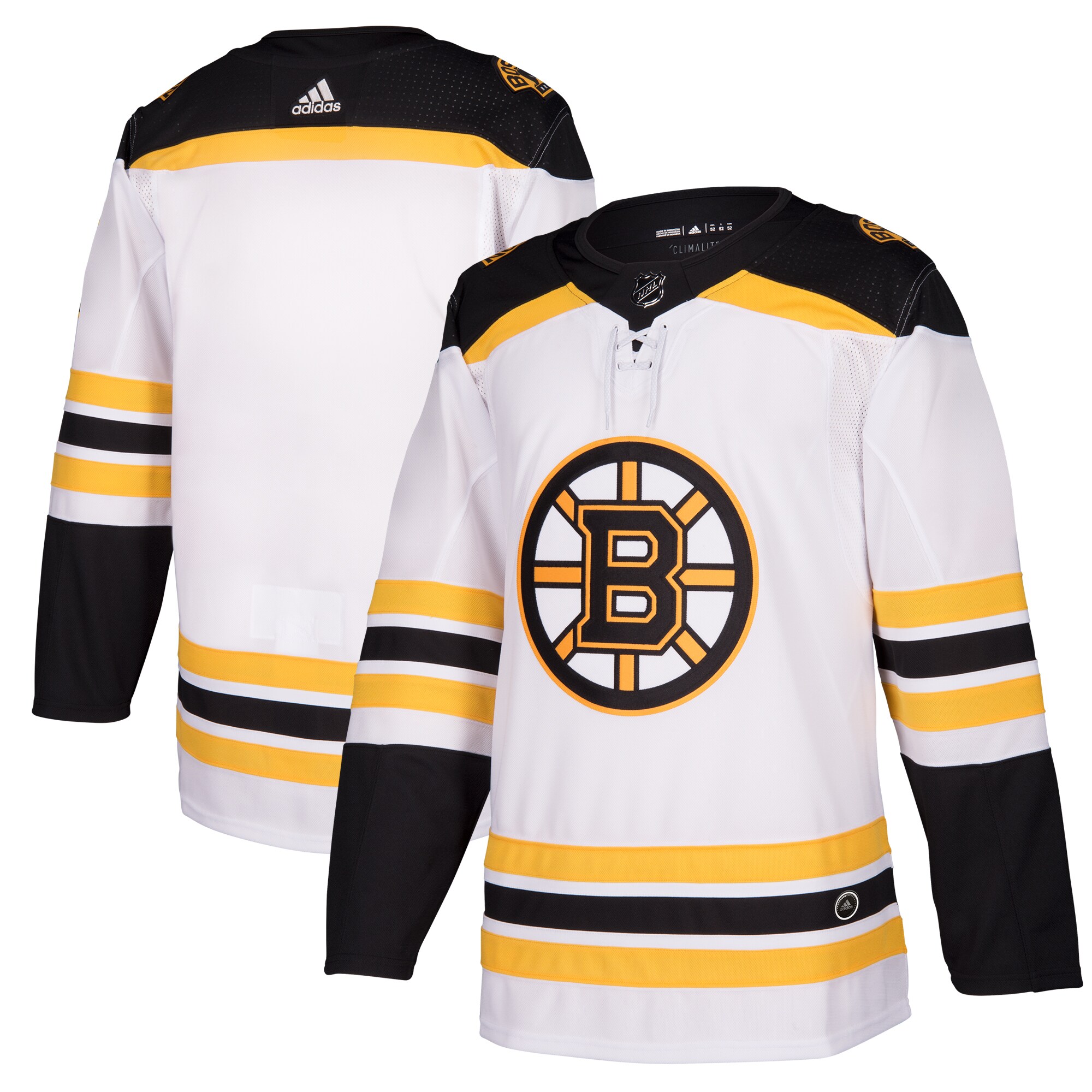 Boston Bruins  Away  Blank Jersey – White
