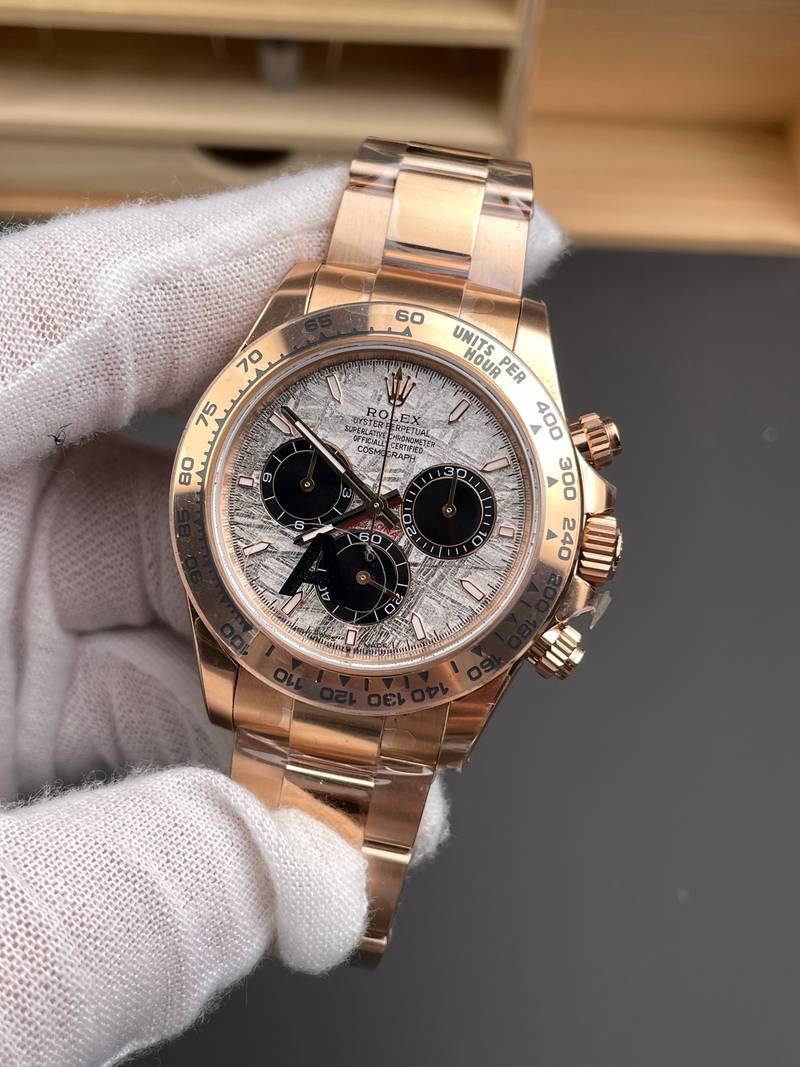 Rolex Daytona Rose Gold Meteorite