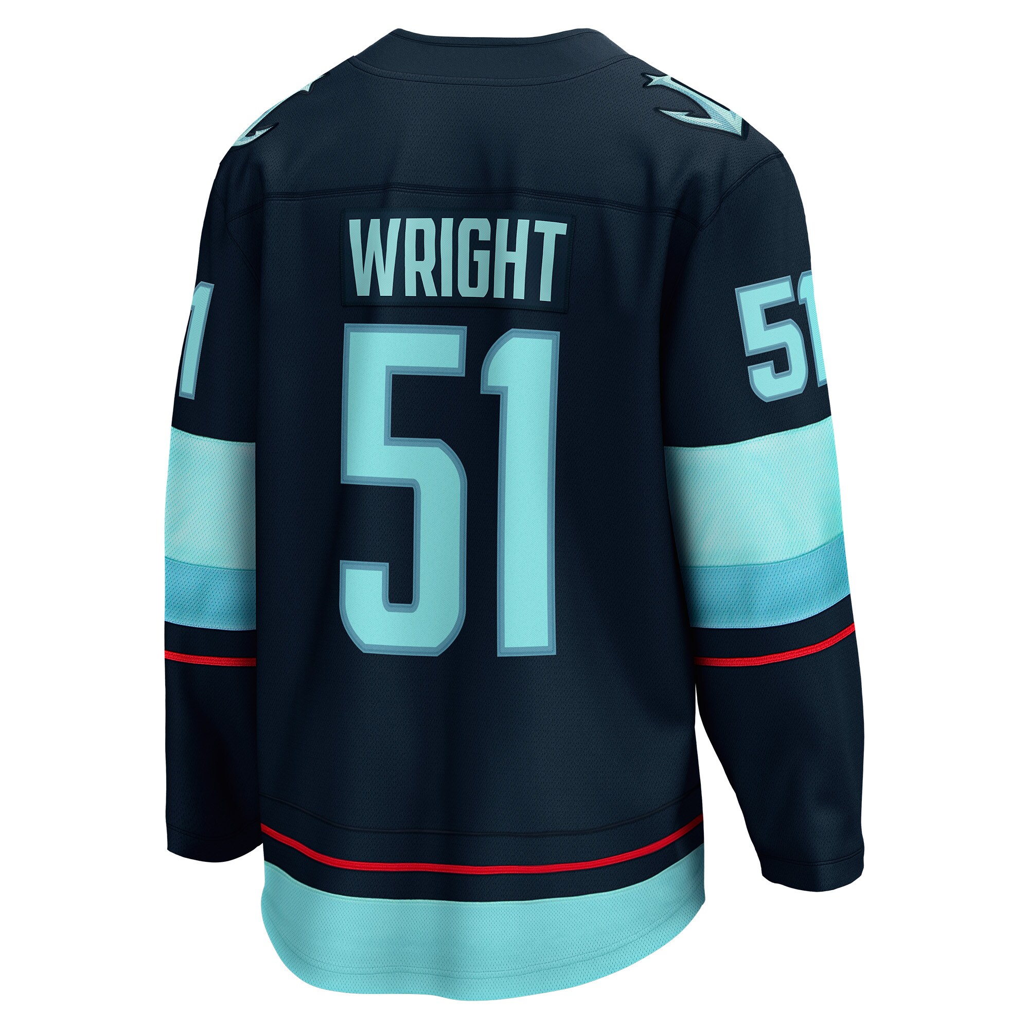 Shane Wright Seattle Kraken Fanatics Men’s Home Breakaway   Jersey – Deep Sea Blue