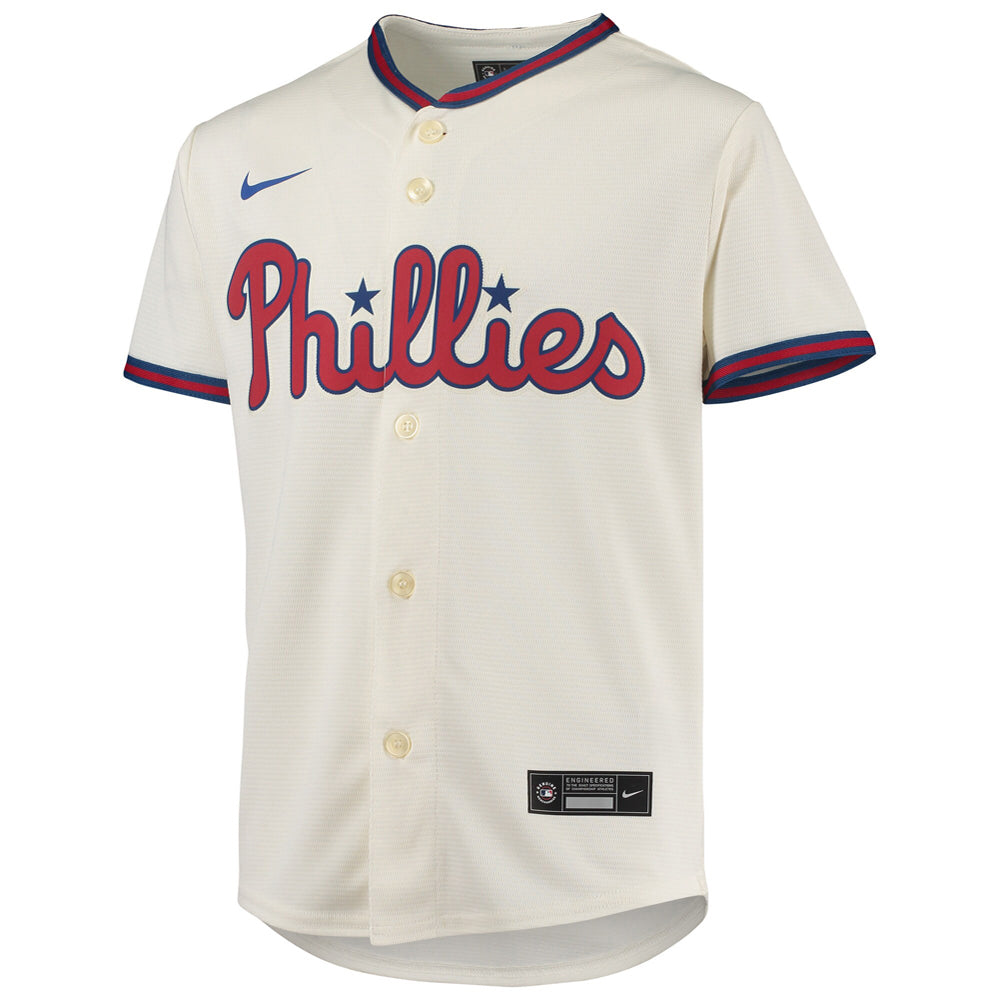 Youth Philadelphia Phillies J.T. Realmuto Alternate Player Jersey - Cream
