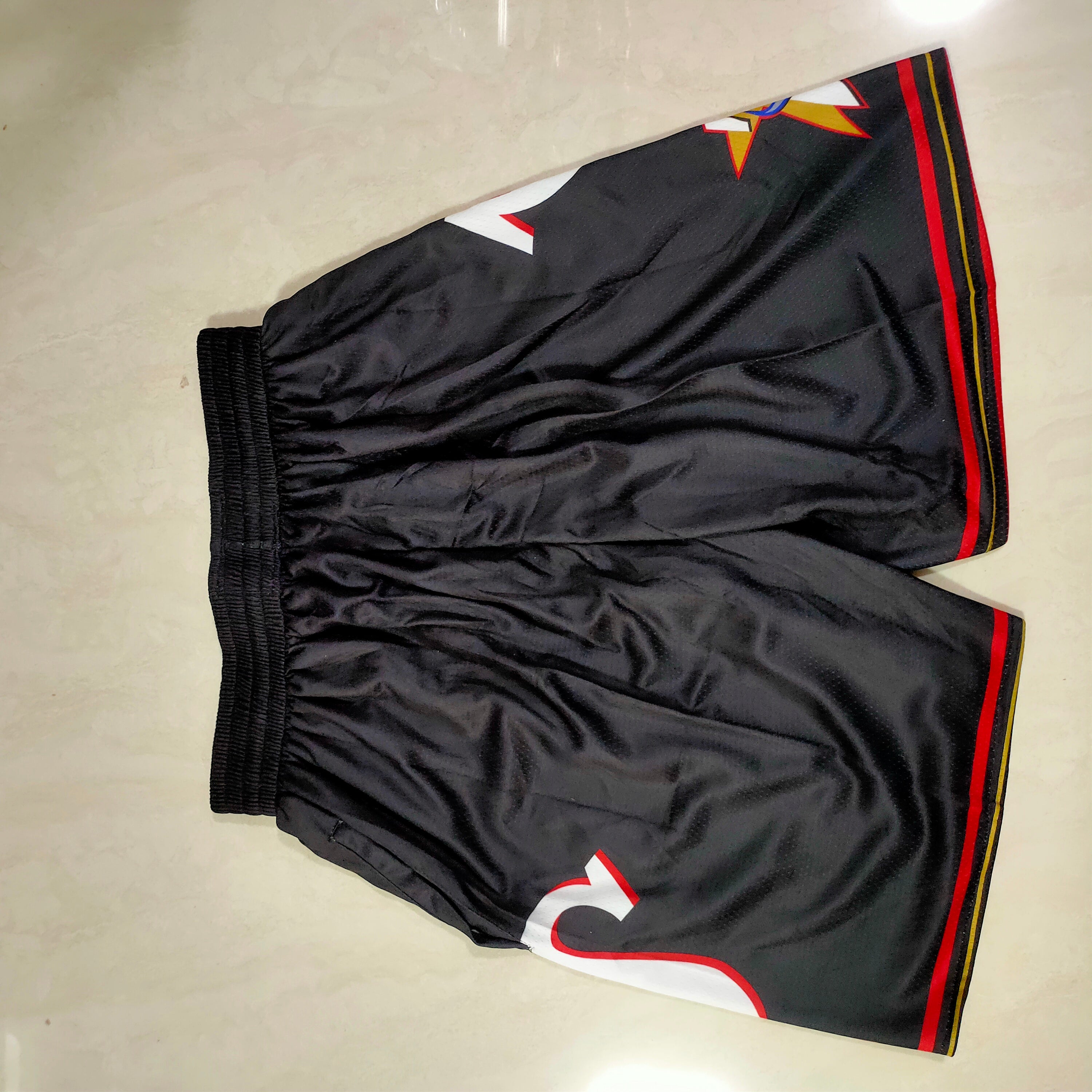 Philadelphia 76ers black mitchell&nesd pocket pants