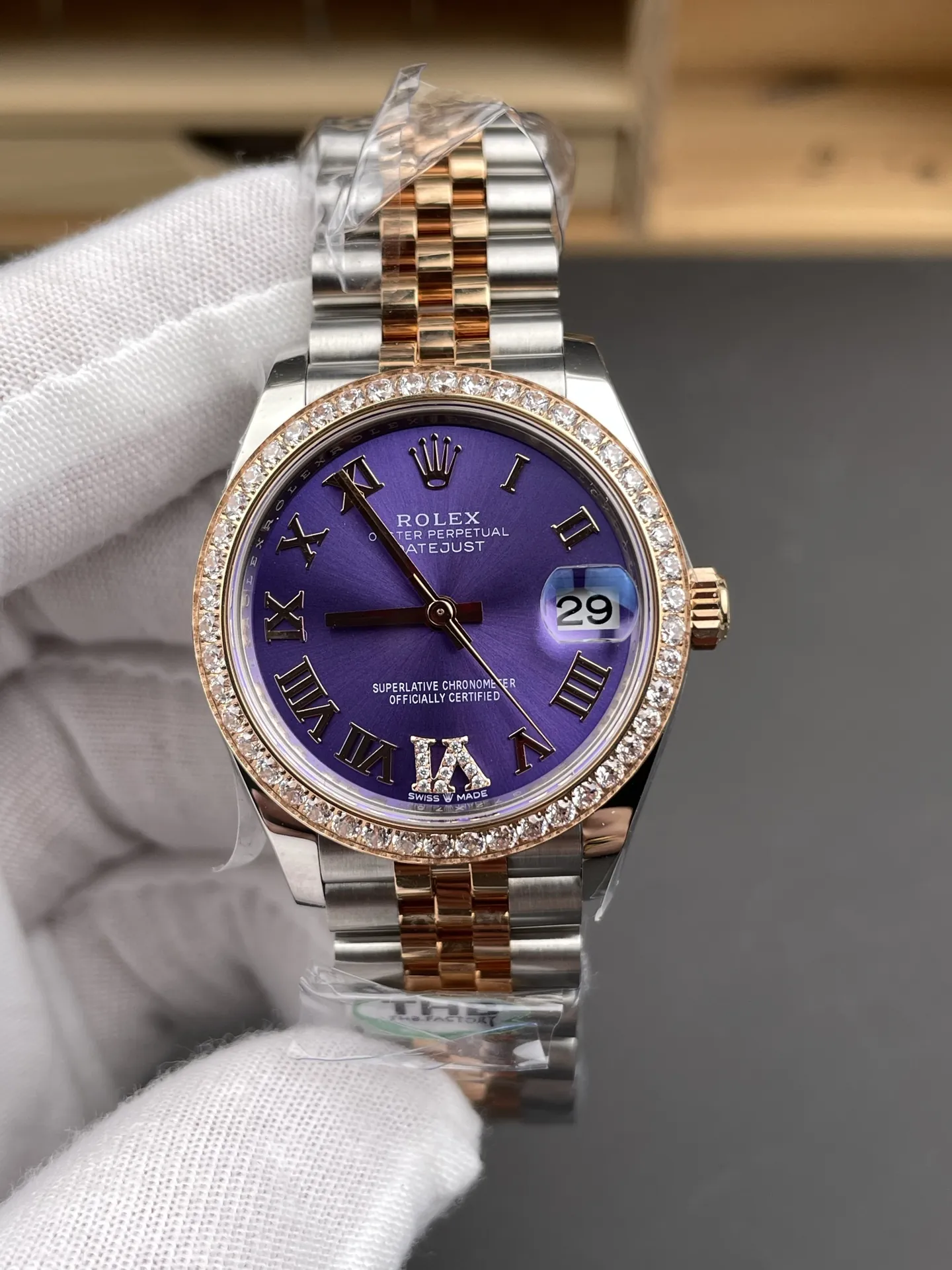 Rolex Datejust Two-Tone Rose Gold Ladies 31mm