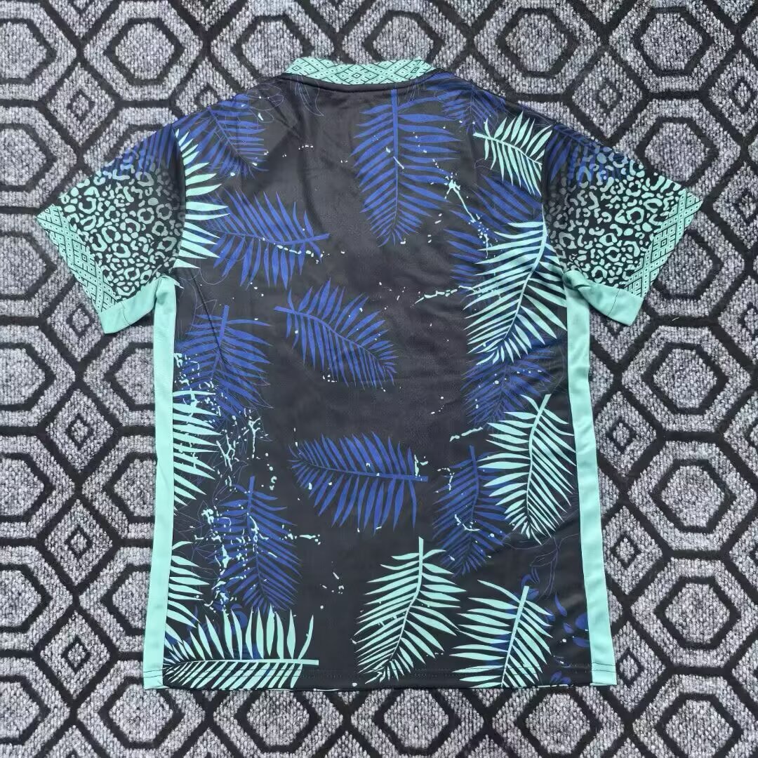 25-26 Brazil Special Edition Leaf Blue Cheetah Jersey - Fan Edition