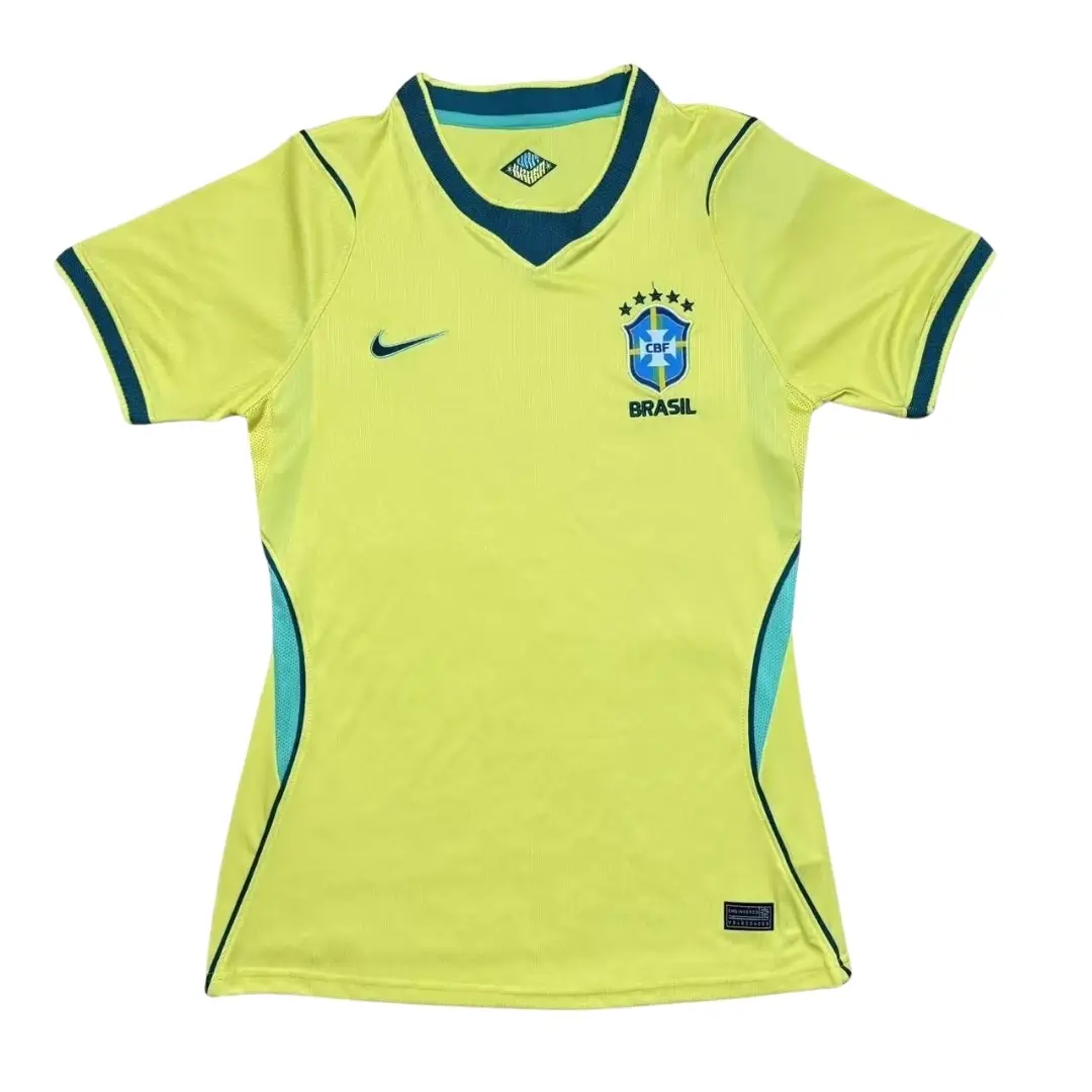 Women Brazil Home Soccer Jersey 2026 World Cup