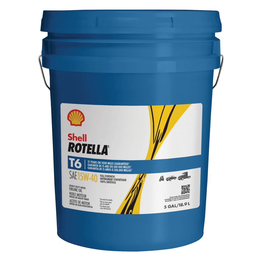 💥Costco-Last Day For Clearance✨Shell Rotella T6 Full Synthetic 15W-40 Diesel Engine Oil, 5 Gallon