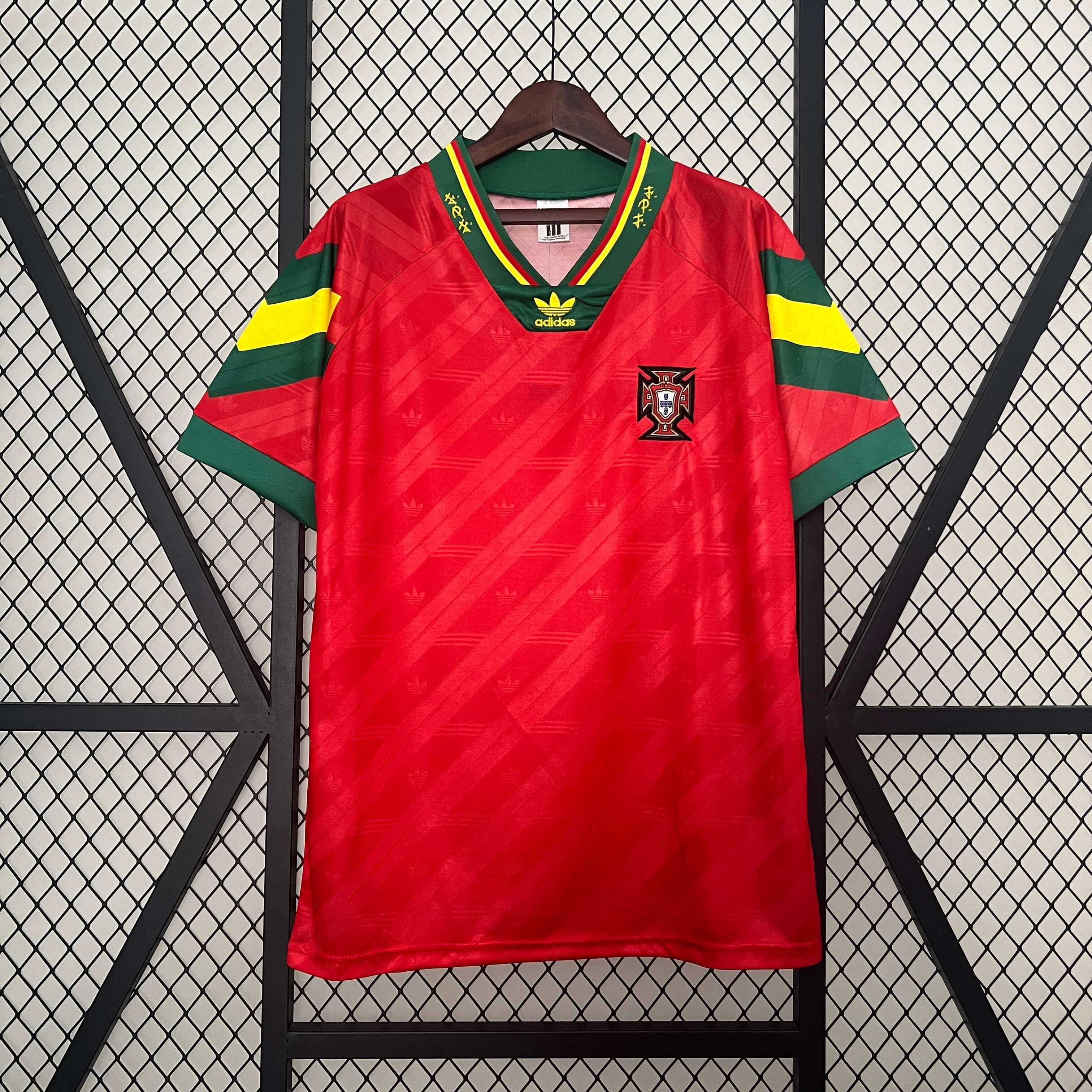 Retro Portugal 1992 Home Stadium Jersey