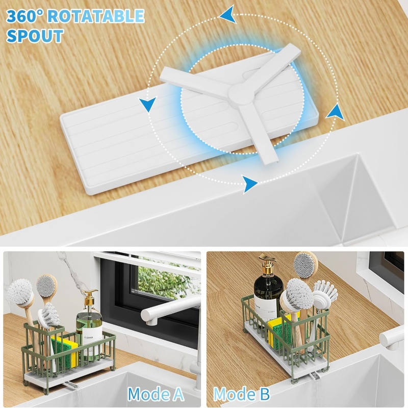 SINKLY Sponge Holder for Kitchen Sink
