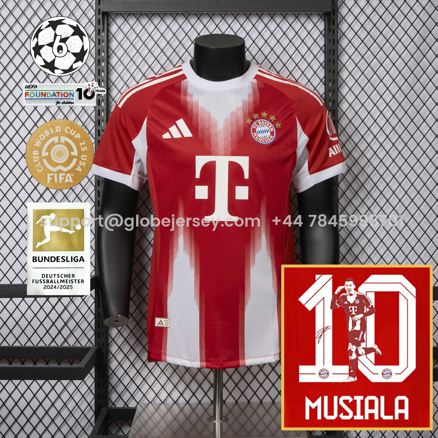 Bayern Munich 25-26 Home Musiala Limited Edition Jersey - Player Version
