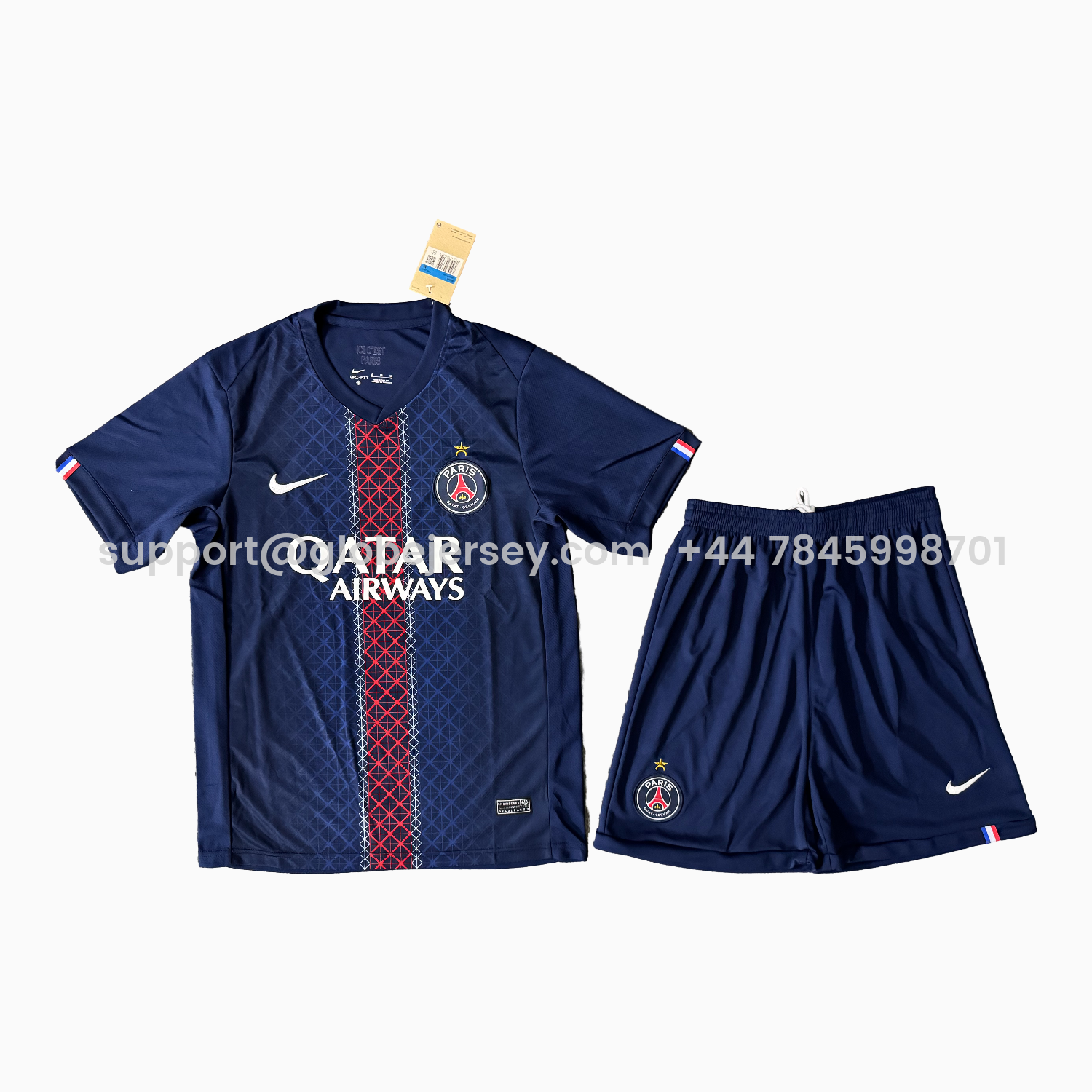 Paris Saint-Germain PSG 25-26 Home Men's Adult Jersey Set - Fans Version