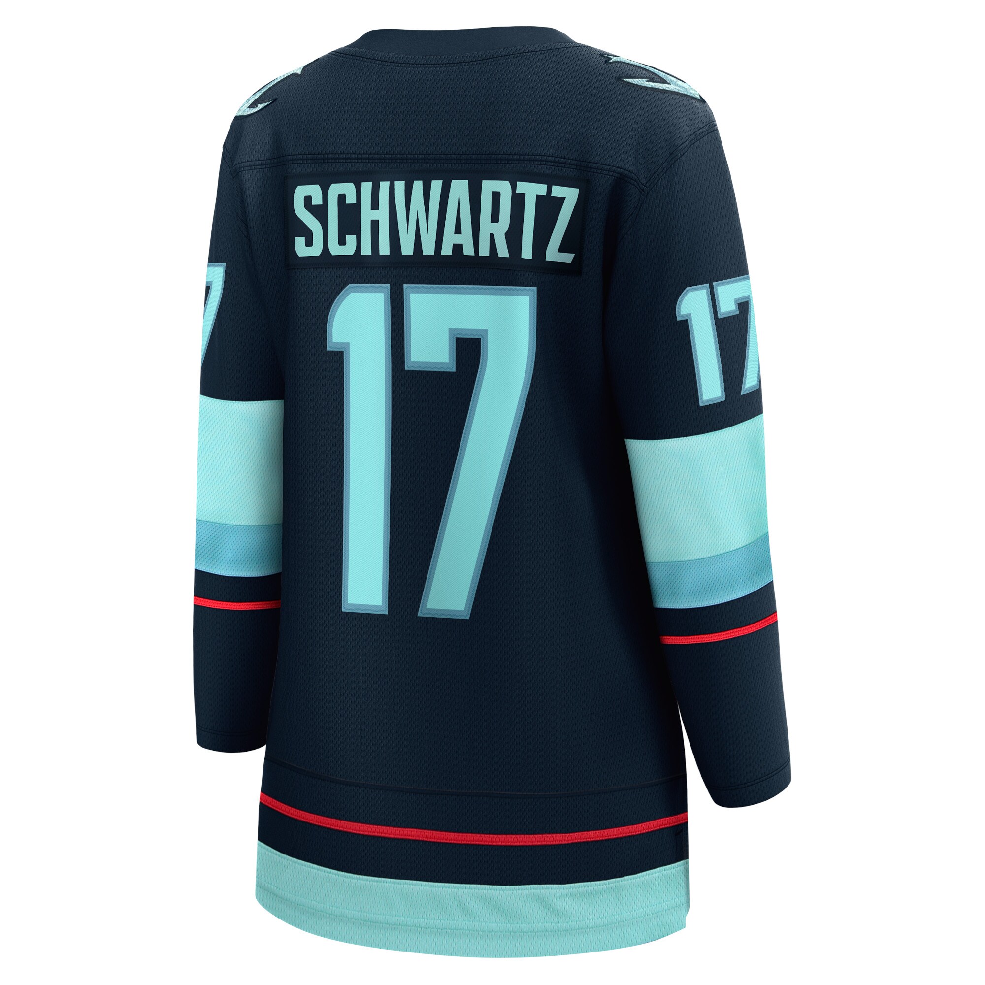 Jaden Schwartz Seattle Kraken Fanatics Women’s Home Breakaway   Jersey – Navy