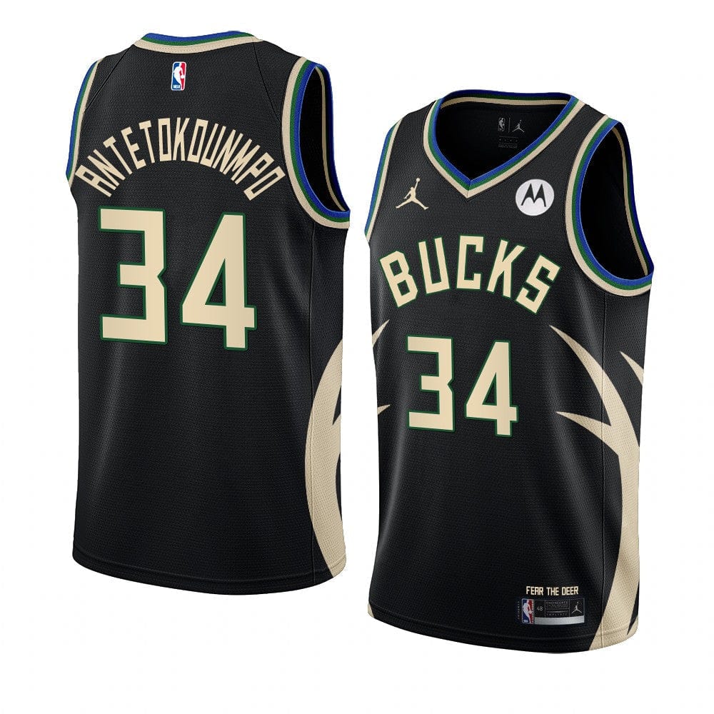 Giannis Antetokounmpo Milwaukee Bucks 2022-23 Statement  Jersey