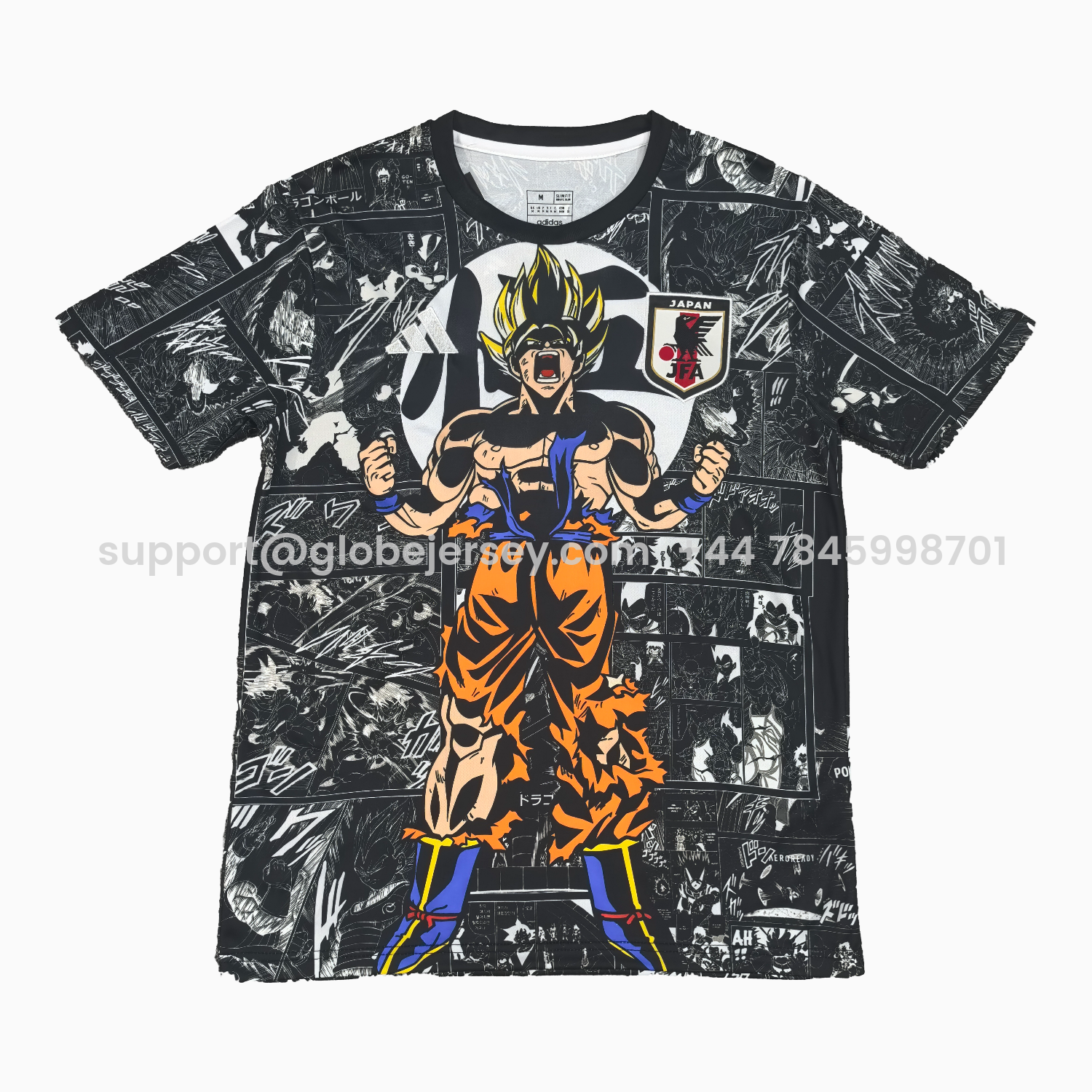 Japan 25-26 Son Goku Super Saiyan Black Jersey - Fans Version