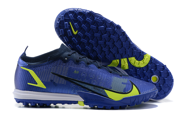 Vapor 14 Academy TF low-top fully knitted waterproof MD air cushioned grass spikes football shoes