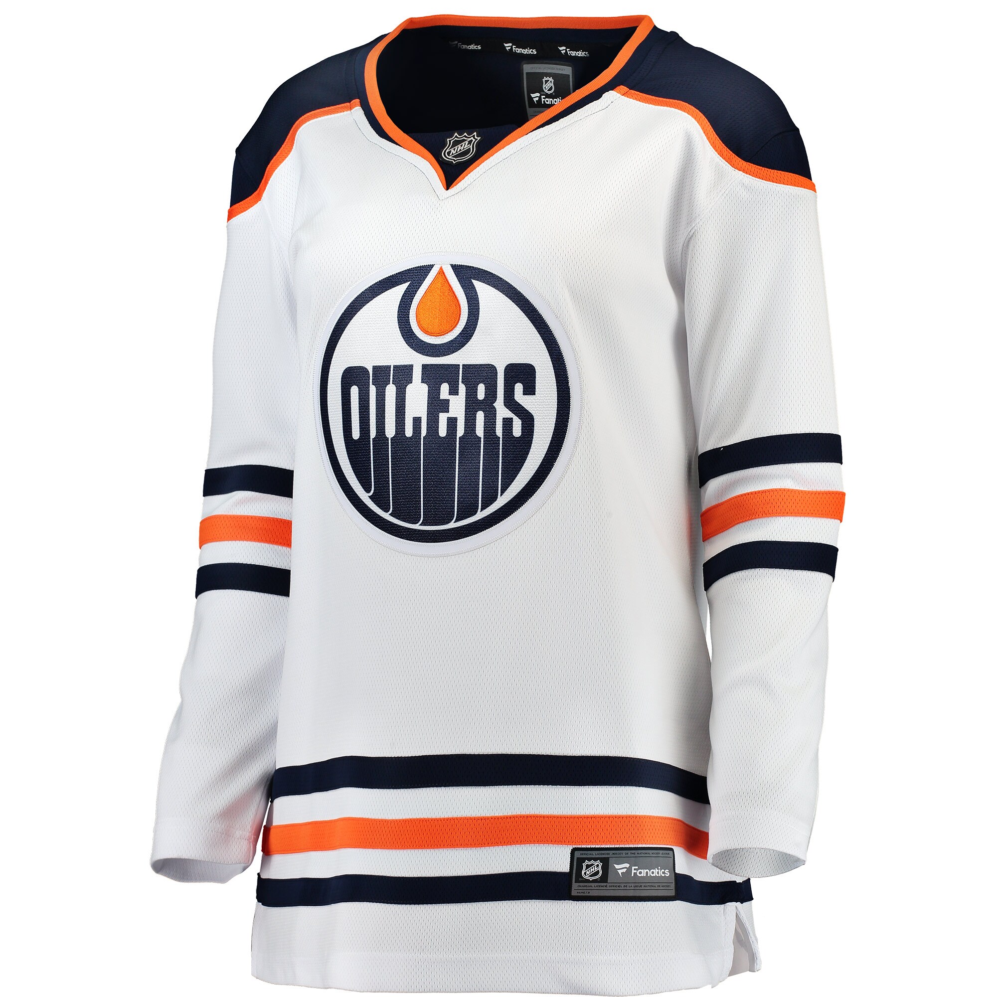 Edmonton Oilers Fanatics Women’s Away Breakaway Jersey – White