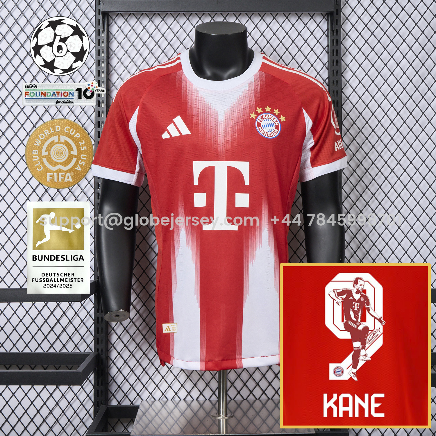 Bayern Munich 25-26 Home Kane Limited Edition Jersey - Player Version