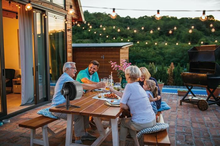 SHARK - Ventilatore portatile FLEXBREEZE TABLEMATE-Nero