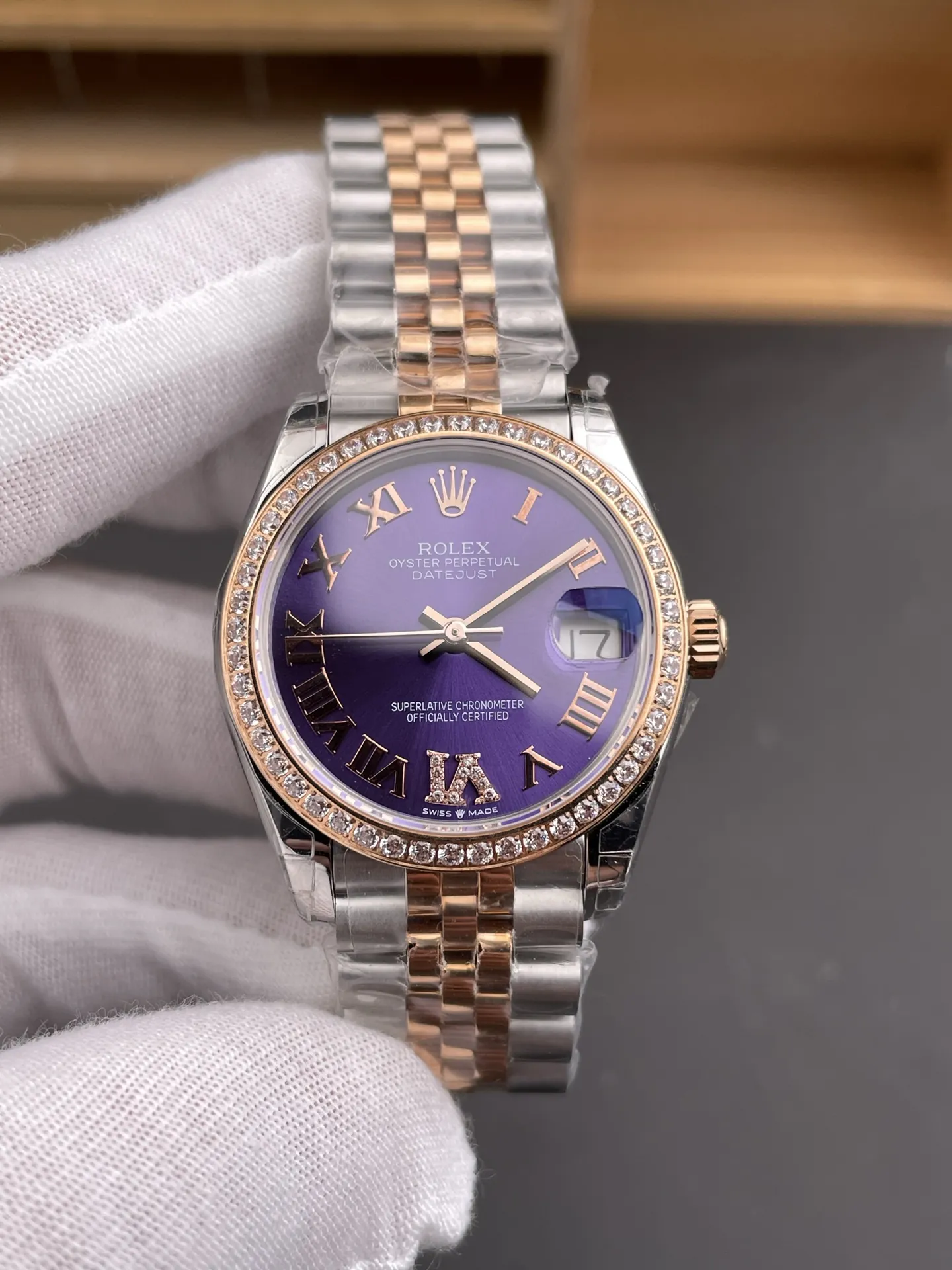 Rolex Datejust Rose Gold Ladies 31mm