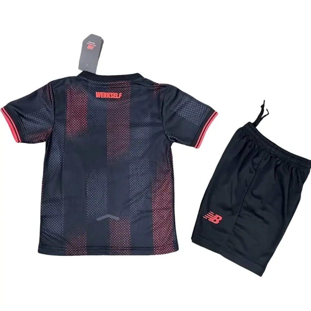 2025-26 Leverkusen Fans Edition Home Jersey-Children's suit