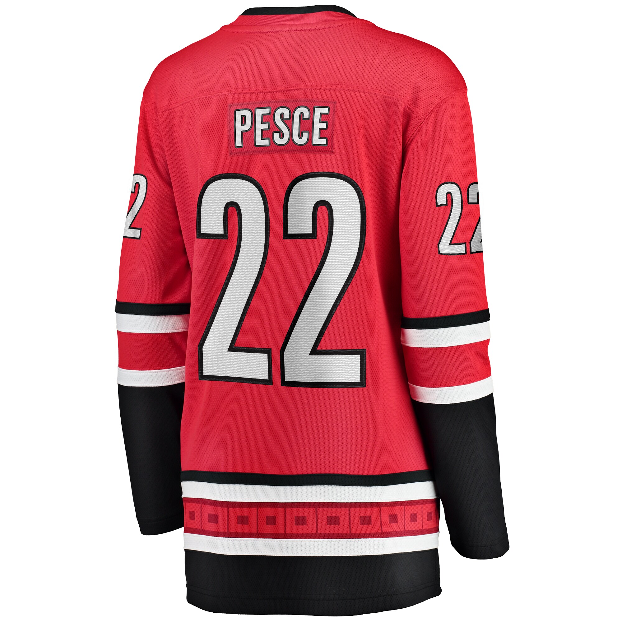 Brett Pesce Carolina Hurricanes Fanatics Women’s Alternate Breakaway   Jersey – Red