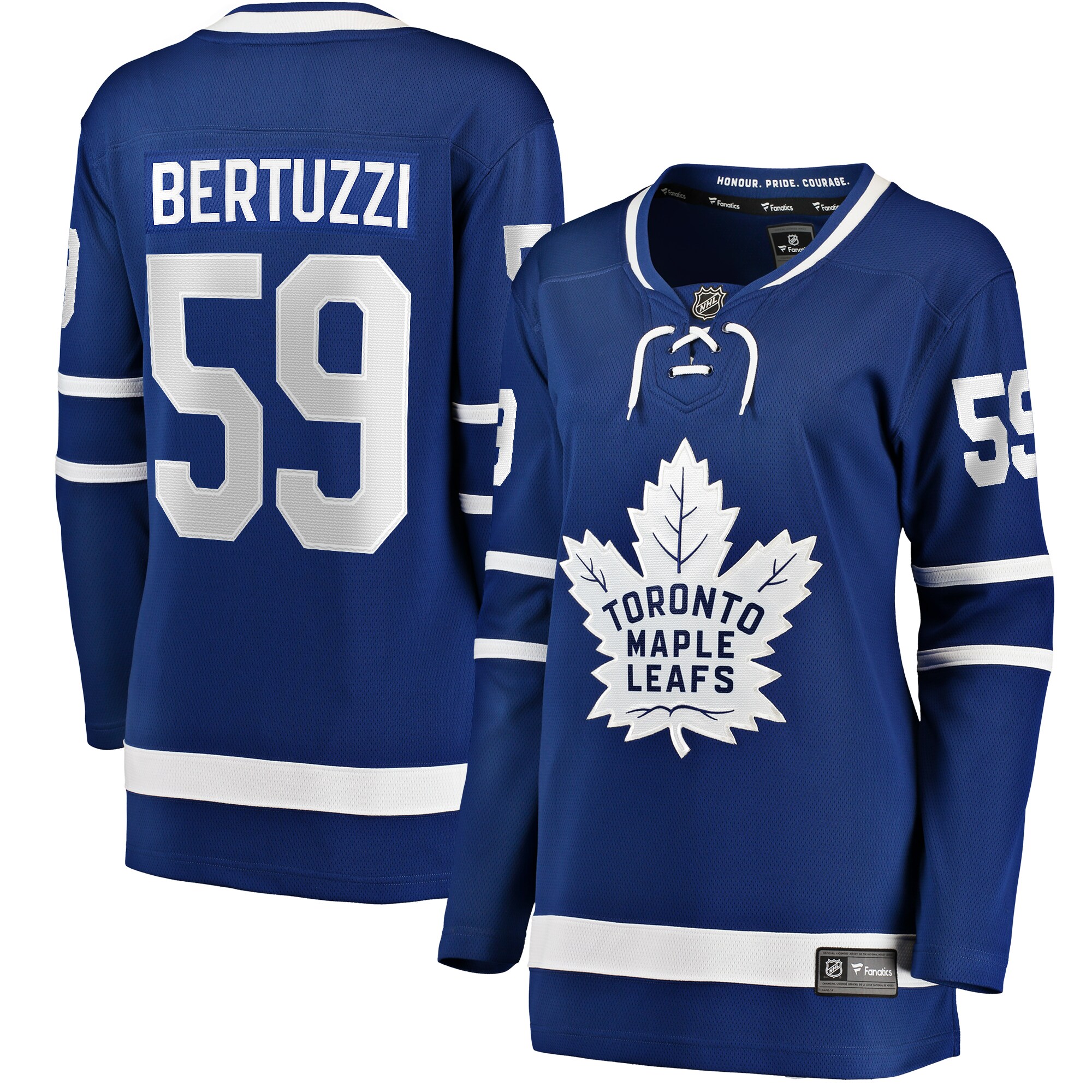 Tyler Bertuzzi Toronto Maple Leafs Fanatics Women’s Home Breakaway   Jersey – Blue