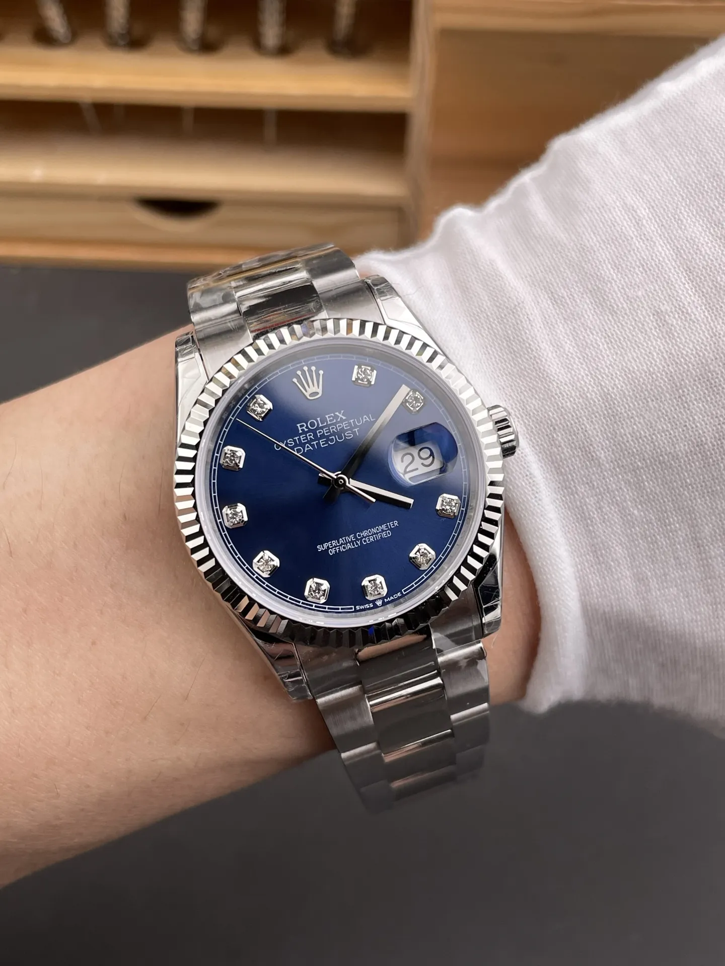 Rolex Datejust Blue 36mm