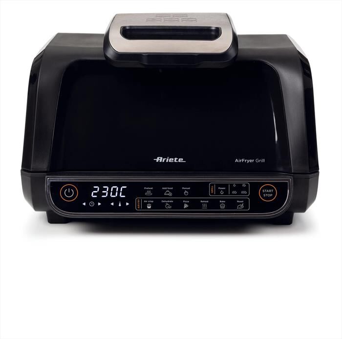 ARIETE - 4635/00 FRIGGITRICE AD ARIA E BISTECCHIERA-Black
