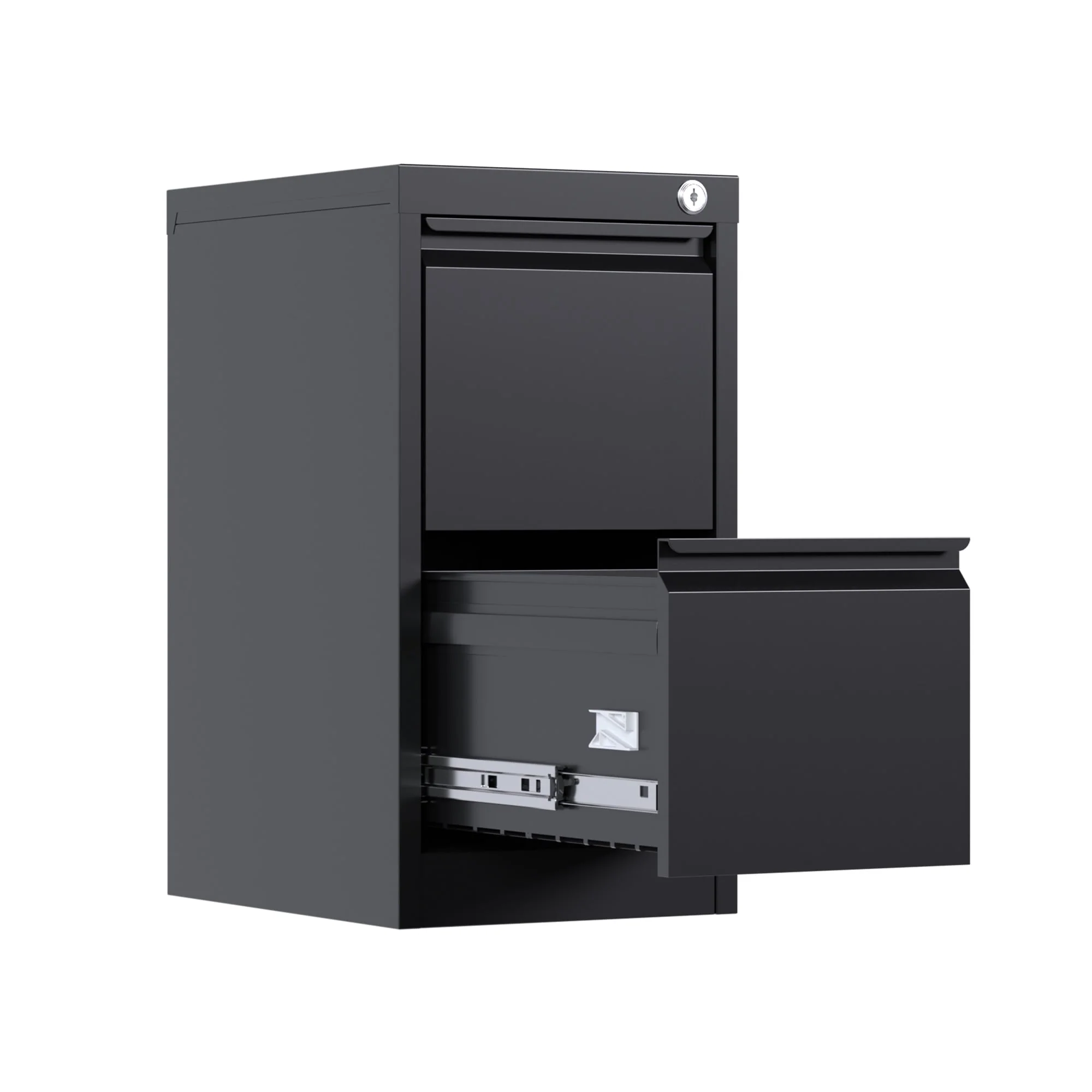 Supeer Four Drawer Metal Lateral File Cabinet, Storage White File Cabinet with Large Deep Drawers, Locking Wide File Cabinet for School, Office, Home,  Assembly Required