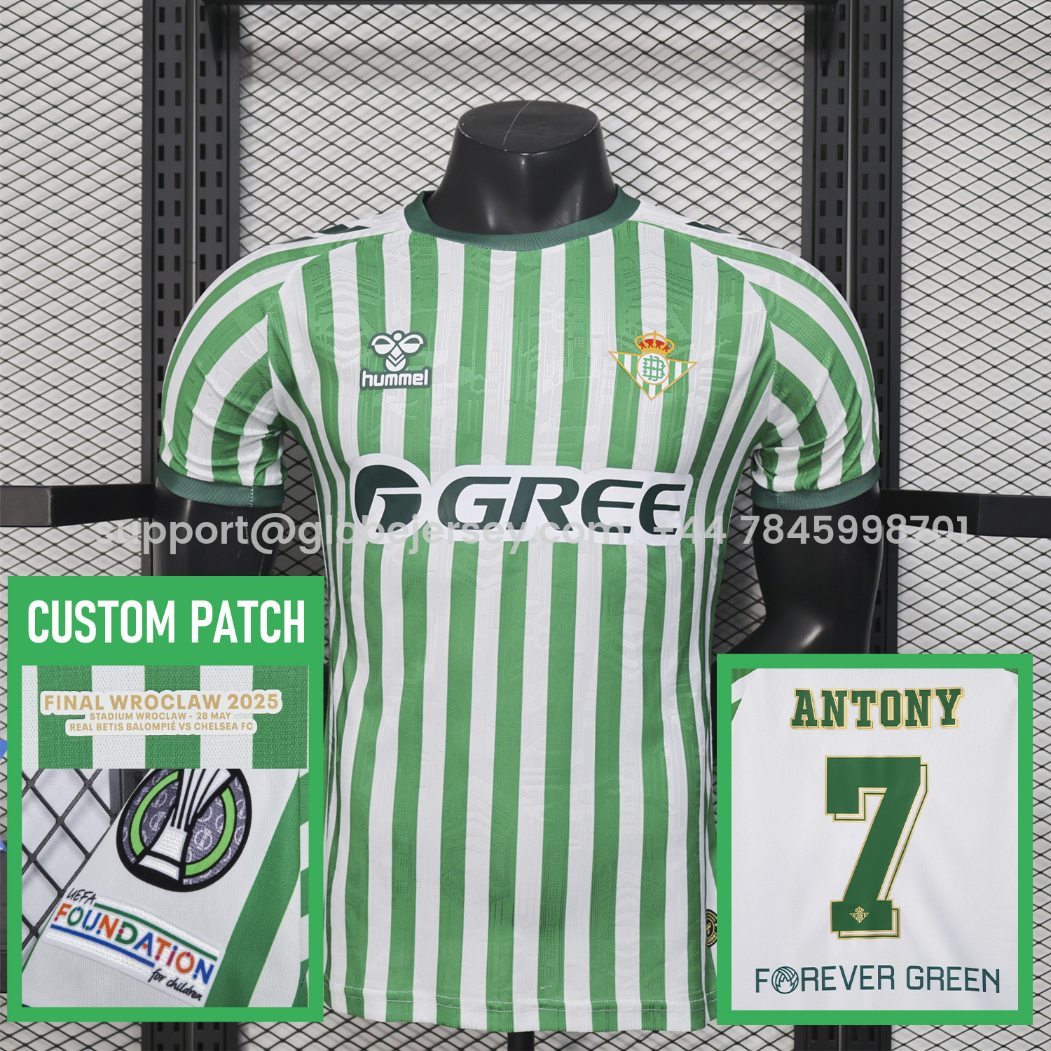 Real Betis 2025 Conference League Final Special Jersey - Player Version