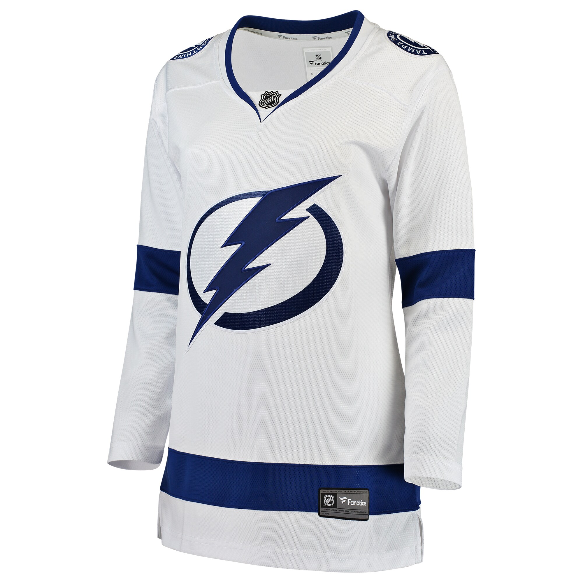 Tampa Bay Lightning Fanatics Women’s Away Breakaway Jersey – White