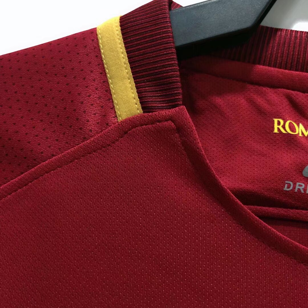 2017/18 Roma home retro jersey 1:1 Thai quality - Fans Edition