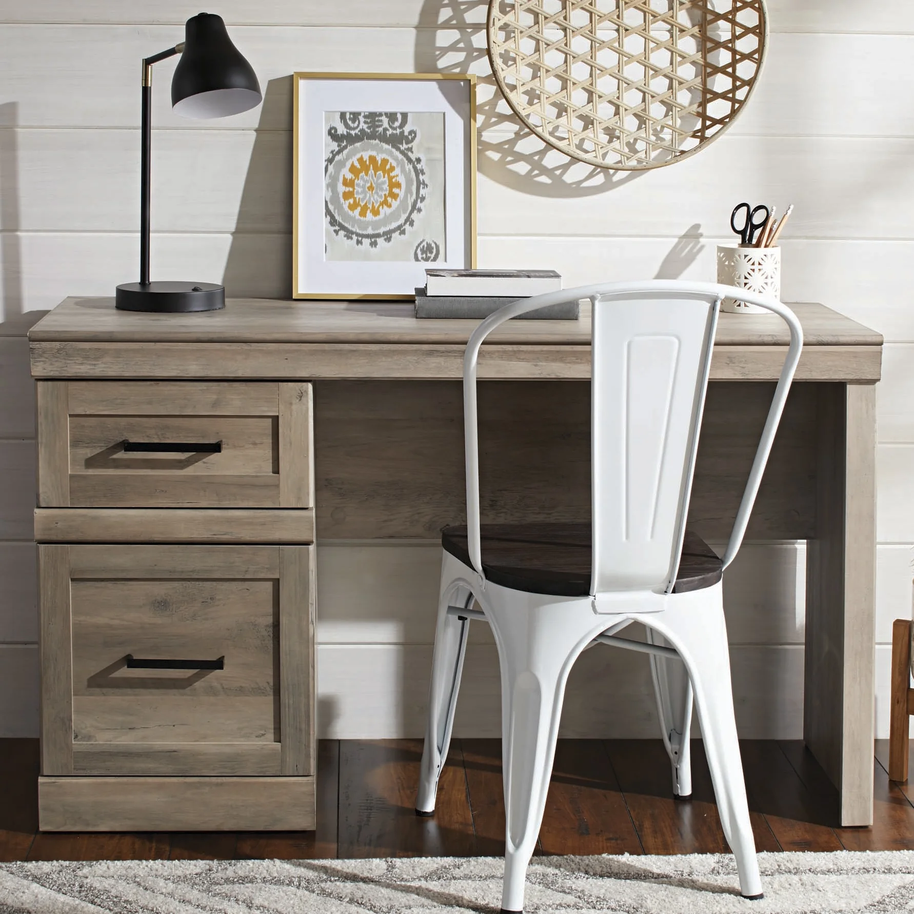 Better Homes & Gardens Glendale Transitional Desk, Dark Oak Finish