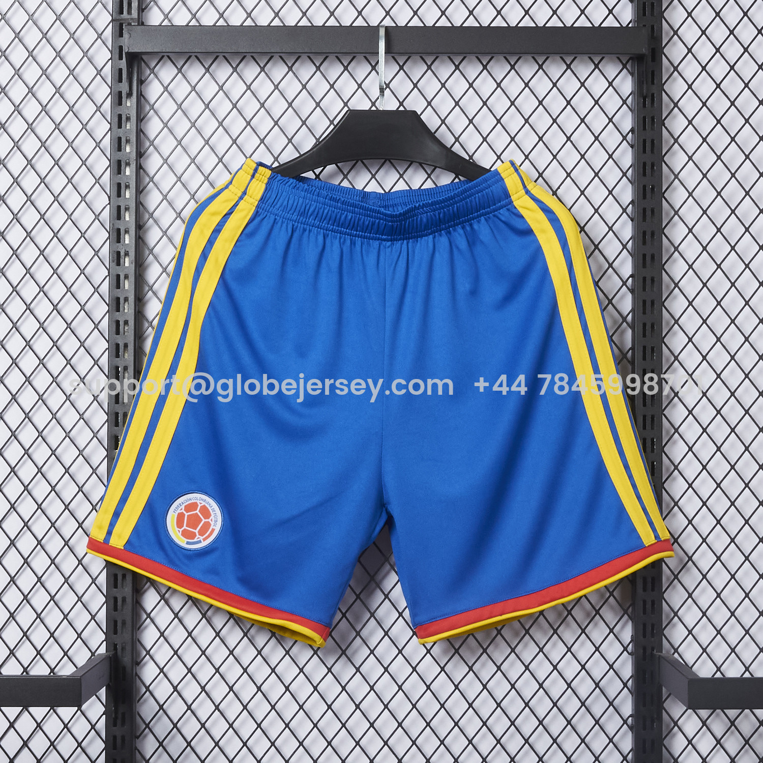 Colombia 2026 Home Blue Shorts - Fans Version