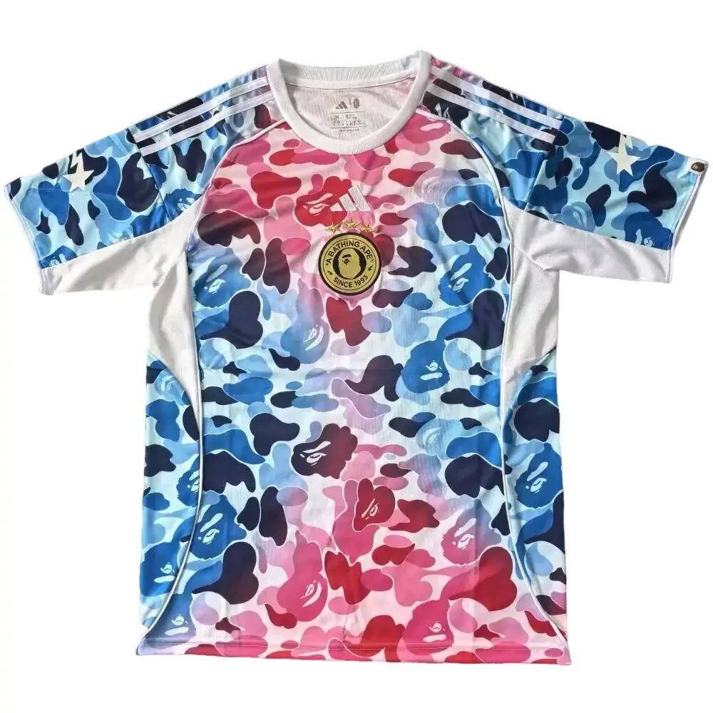 25-26 A Bathing Ape Joint Edition Jersey - Fan Edition