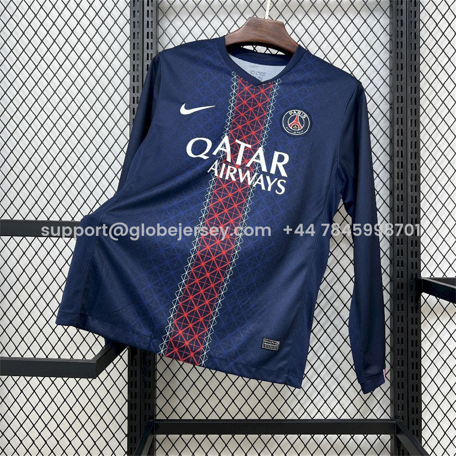 Paris Saint-Germain PSG 25-26 Home Long Sleeves Jersey - Fans Version