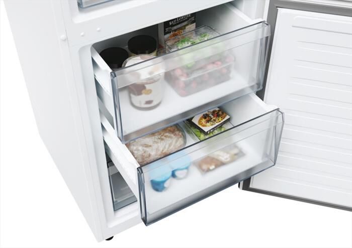 CANDY - Frigorifero combinato CNCQ2T618EW Classe E 355 lt-Bianco