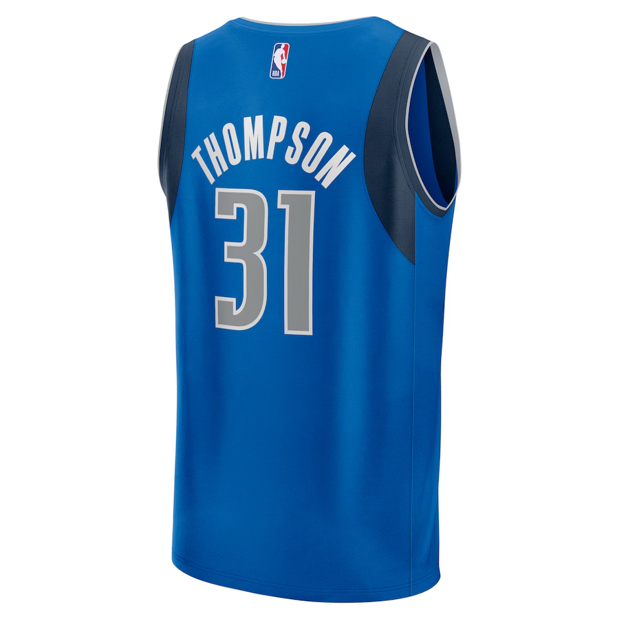 Dallas Mavericks Klay Thompson Fanatics Blue Fast Break jersey