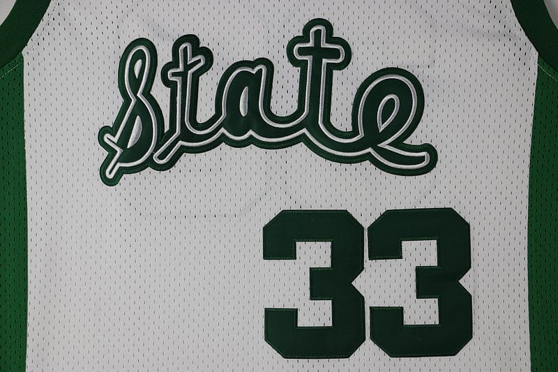 Michigan Spartans Magic Johnson 33# Premium Mesh White