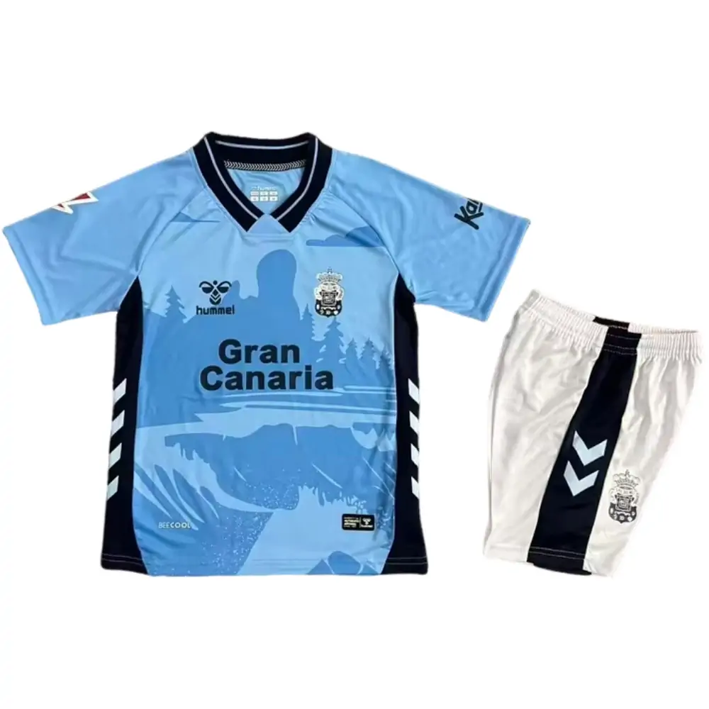 2025-26 Las Palmas Away Match Kids' Jersey Set - Fans Edition