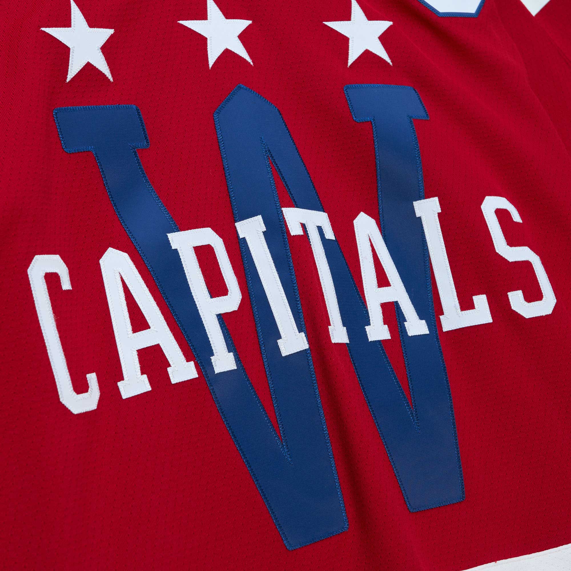 Alexander Ovechkin Washington Capitals Mitchell & Ness Captain Patch 2015 Winter Classic Blue Line   Jersey – Red